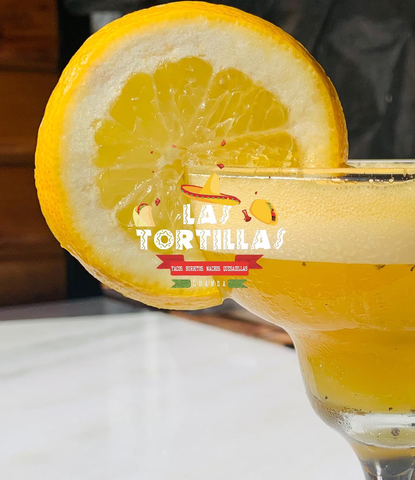 Margarita deliciosa feita no restaurante mexicano las tortillas mexican grill em Luanda